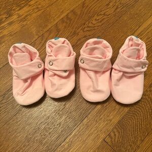 NWOT Ten Little Baby Booties - two pairs for twins!